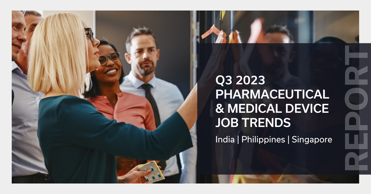 Q3 2023 Pharmaceutical & Medical Device Job Trends
